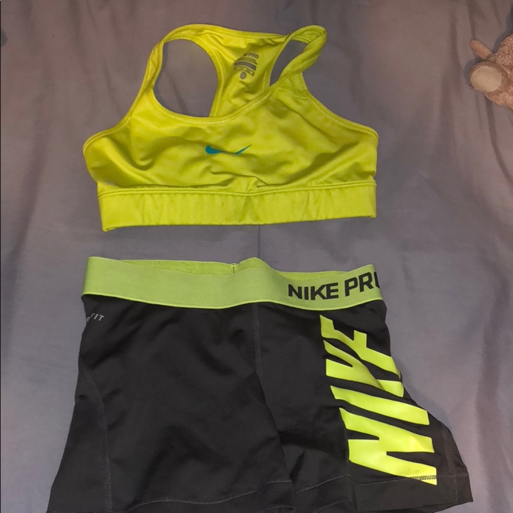 Nike Sports Bra and Pros